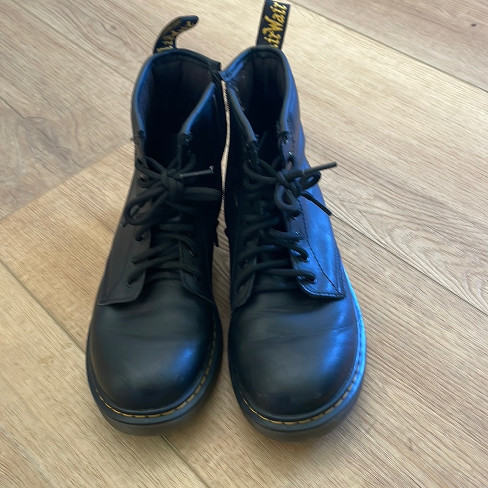 Dr. Martens Black Kids Boots